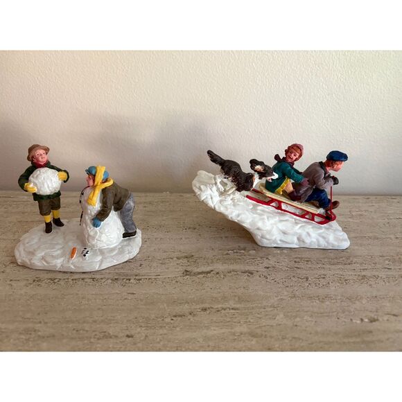 Lot of 2 VTG Lemax Figurines - Picture 1 of 6